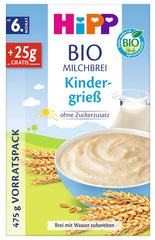 HiPP Bio-Milchbrei für Babys (4 x 475g), ab 6 Monaten, ohne Zuckerzusatz, schonend für Babys Bauch, beste Bio-Qualität