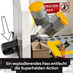 LEGO Marvel Captain America: Actionduell im Bürgerkrieg – Superhelden-Spielset mit 8 Minifiguren – Spielzeugflugzeug-Bau- und Spielset – Geschenk für Jungen und Mädchen 76314 Bausets Besuchen Sie den LEGO-Store