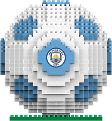 FOCO Offizielles Lizenzprodukt Manchester City FC BRXLZ 3D-Fußball-Konstruktionsspielzeug Modell In alternativer Teamfarbe