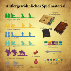 KOSMOS 680565 Die Abenteuer von Robin Hood, nominiert als Spiel des Jahres 2021, kooperatives Abenteuerspiel für die ganze Familie, Brettspiel für 2-4 Spieler ab 10 Jahren