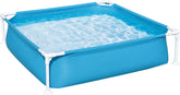 Bestway My First Frame Pool 122 x 122 x 30,5 cm, blau, rechteckig