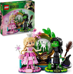 LEGO Wicked Elphaba and Glinda Dolls – Witches of Oz Collectible Figures Toy – Kreatives Geschenk für Mädchen ab 10 Jahren und Filmfans – 75682 Building Sets Besuche den LEGO-Store Default Title