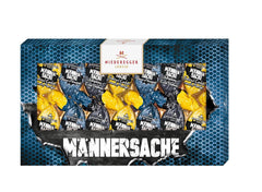 Niederegger | Ostergeschenk | Für Männer | 1 x 175g | Sorten: Whisky- und Cola-Praline, Haselnuss-Nougat, gesalzenes Cashew-Knusper-Marzipan | Überzogen mit Milchschokolade | Ostereier | Ostergeschenk