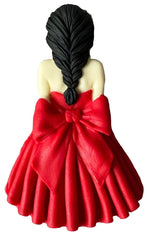 Decoratiune comestibila din zahar, Beautiful Lady Decoratiuni din Pasta de Zahar Nati Shop