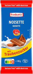 Frankonia Noisette mit Schokolade und Dextrose, laktose- und glutenfrei, 80 Gramm