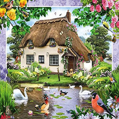 Schmidt Spiele Romantisches Landhaus, Puzzle 500 Teile Puzzle Naty Shop