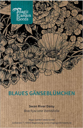 Blaues Gänseblümchen (Brachyscome iberidifolia) ca. 500 Samen der einjährigen Balkonblume, langblühende Topfpflanze, Sommerblume