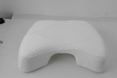 SAHEYER Pernă pentru dormit lateral cu braț, pernă ortopedică ergonomică, pernă din spumă de memorie pentru gât și umăr, pernă pentru gât cu brațe multiangulare pentru multe poziții de dormit (alb) Perne ortopedice cervicale Naty Shop