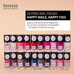 Benecos 20-Free Mysterious Veganer Nagellack – Nagellack auf pflanzlicher Basis – schnell trocknend, langlebig – wasserdurchlässig – mit Biotin angereichert – 5 ml