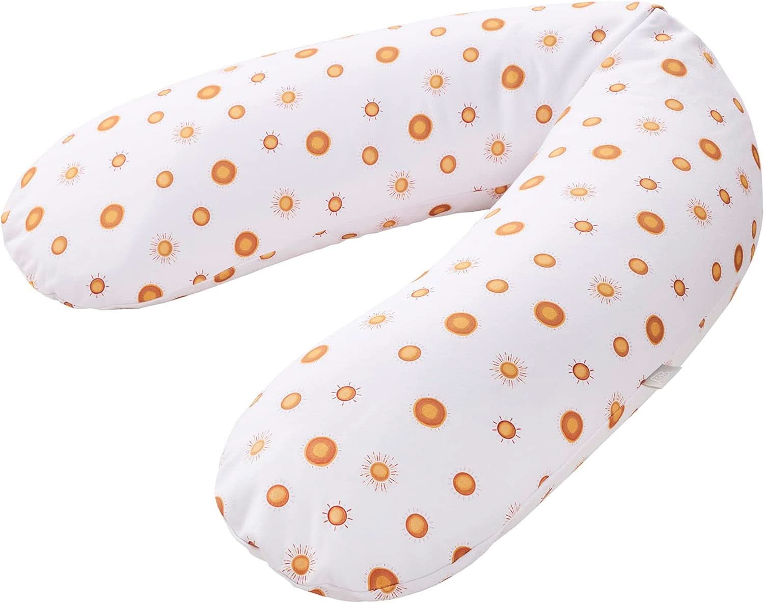 Perna Rotho Babydesign Multi (190 x 35 cm) - Hipoalergenică - Silențioasă - Pernă pentru dormit lateral - Lavabilă la mașină Accesorii Hrana si Alaptare Bebe Naty Shop Motiv Boho Sun Multi