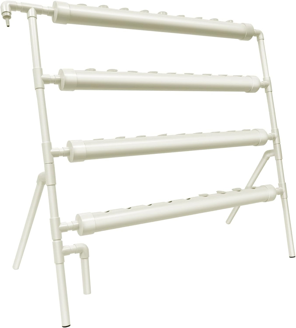 Hydroponisches System, Tower Hydroponic Grow Kit, 4-stufiger Pflanzgefäßständer mit 36 Pflanzlöchern, erdlose Pflanzenanbausysteme für Garten, Büro und andere Innen- und Außenräume