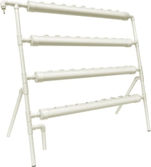 Hydroponisches System, Tower Hydroponic Grow Kit, 4-stufiger Pflanzgefäßständer mit 36 Pflanzlöchern, erdlose Pflanzenanbausysteme für Garten, Büro und andere Innen- und Außenräume