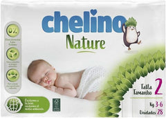 Windel Chelino Nature, Größe 2, 3 - 6 kg, 28 Windeln Mutter und Kind Naty Shop Größe 2 (28 Stück)