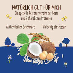Allos Bio Ohne Muhhh 3,5% | Milchalternative | Getränk auf Pflanzenbasis | vegan | schäumbar | perfekt für laktosefreien Kaffee | Quellen für Kalzium und Vitamine | Reich an Protein | 1 Liter (6 Stück)
