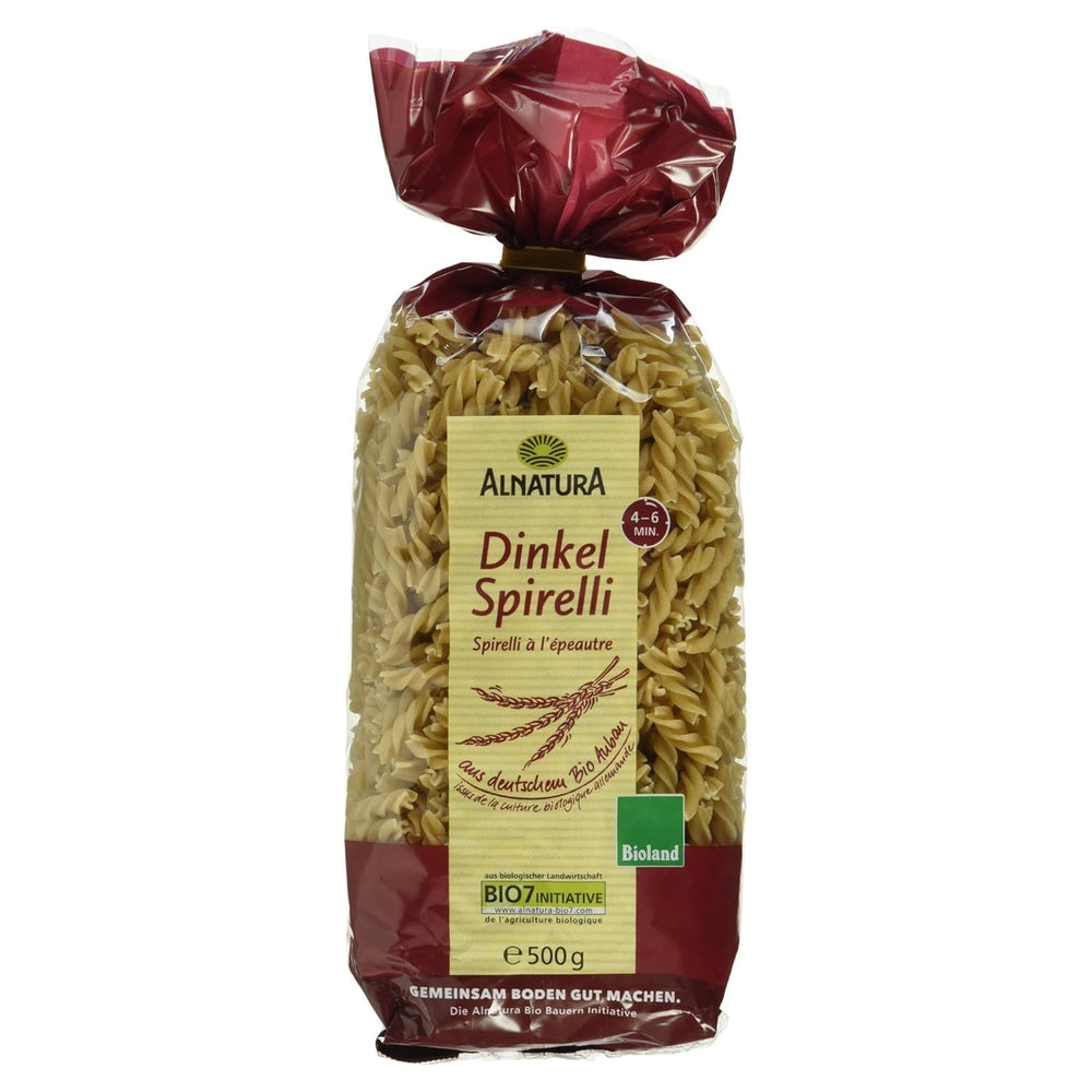Bio-Dinkelspiralen, 500g (Verpackung kann variieren)