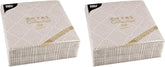 Papstar, 50 șervețele "ROYAL Collection" 1/4-fold 40 Cm X 40 Cm maro "Elegance", #86498 (pachet de 2)