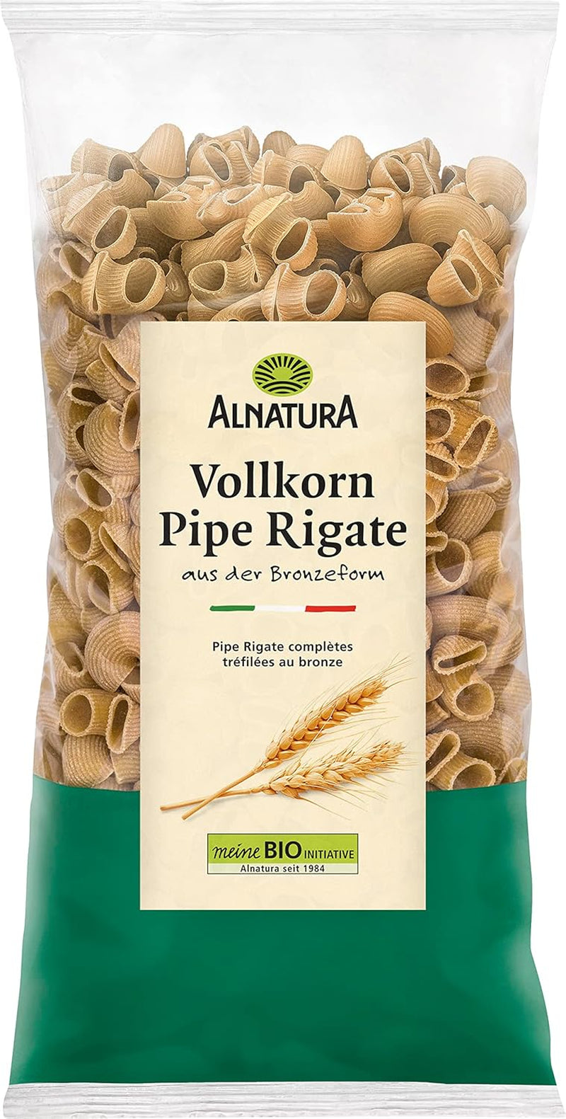 Pipe Rigate Bio-Vollkornnudeln, vegan, 500 g