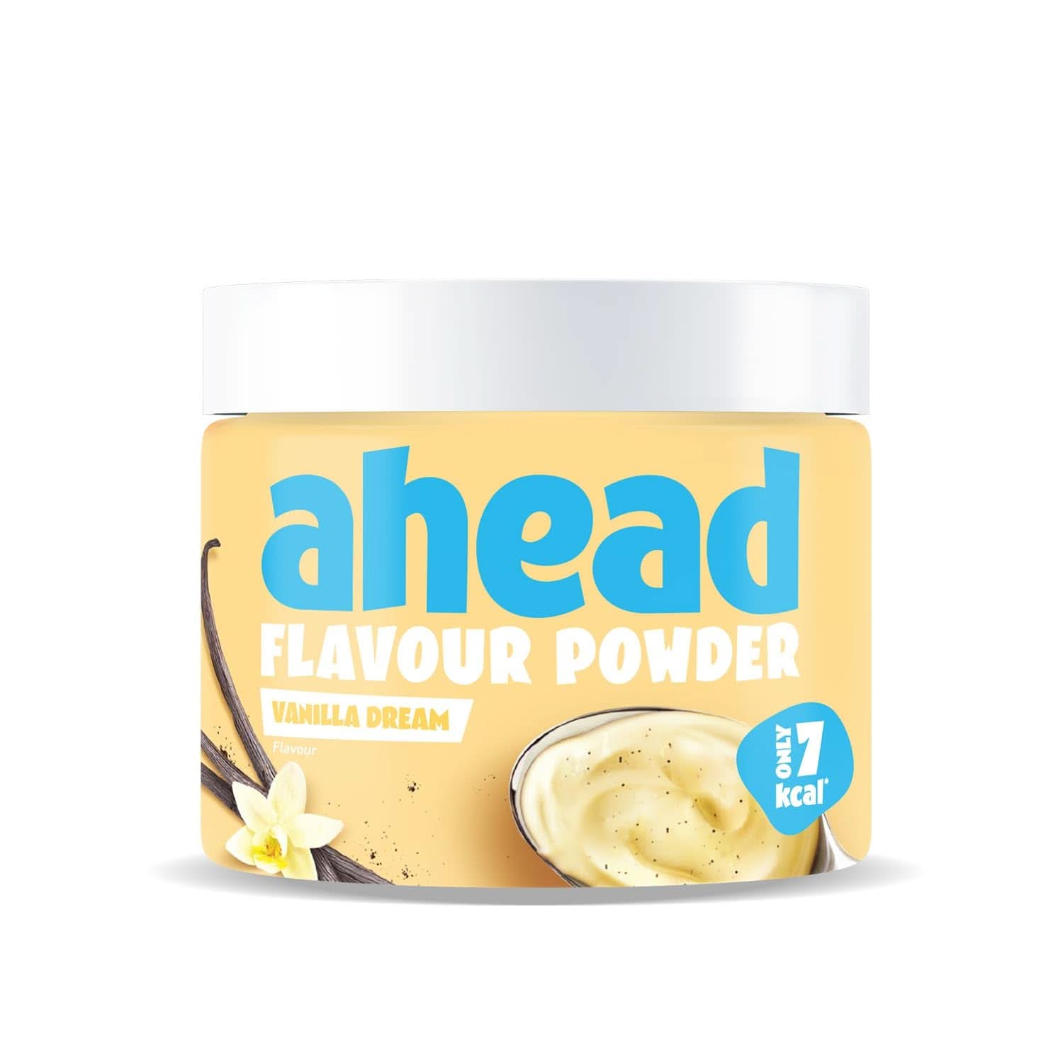 Ahead Flavour Powder, Căpșuni Ciocolată 250 grame, 83 porții Arome Naty Shop Vanilie
