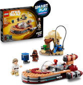 LEGO Star Wars 75420 SMART Play: Lukes Landspeeder - Kompatibles Interaktives Spielzeug inkl. SMART Tag und Luke Skywalker Minifigur - Geschenkidee für Jungen, Mädchen & Erwachsene Fans ab 6 Jahren