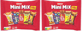 Nestlé Mini Mix Schokoriegel, fünf köstliche Geschmacksrichtungen, 19 Riegel, 2er-Pack (1 x 321 g)