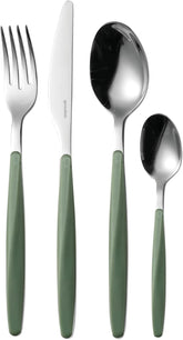 Guzzini - My Fusion, set de tacâmuri 24 piese - Verde măslin Bucatarie Naty Shop
