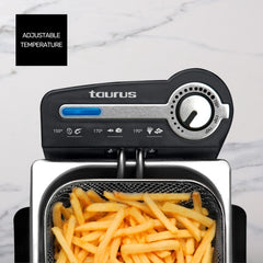 Taurus Professional 2 plus - Friteuză cu ulei, 2 litri, 1700 W, 18/8 oțel inoxidabil Electrocasnice Naty Shop