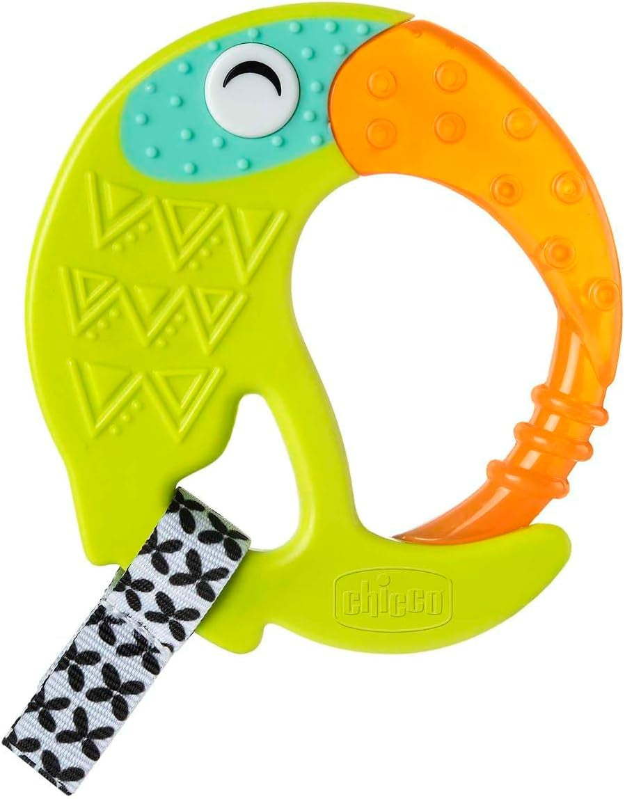 CHICCO - Inel de dentiție amuzant și răcoritor 6 luni +