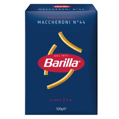 Pasta Barilla Classic Maccheroni Nr. 44 aus hochwertigem Hartweizen, immer al dente, 500g