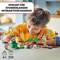LEGO Super Mario Abenteuer mit dem interaktiven Luigi, Nintendo Geschenk für Jungen, Mädchen und Gamer ab 6 Jahren, Abenteuer-Spielset für Kinder mit rosa Baby Yoshi 71440