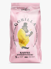 GORILLA Espresso 1 Kg, Decaffeinizată, boabe întregi Cafea Naty Shop 1 Kg Nuci Dulce floral Fructe de padure