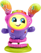 Fisher-Price DJ Bouncin' Star Baby Toys | Jucării educative pentru băieți și fete de 1 an | Cadouri pentru copii de 1 an | Jucării interactive pentru fete și băieți de 1 an | Versiunea în limba engleză 9-36m, HRC48 Jucarii Bebe Naty Shop Dj Tanzi/ Română