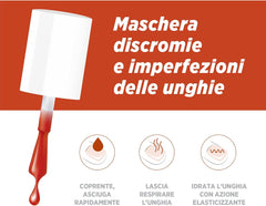 Microblock 3 in 1 Nagelpilz-Nagellack, dunkelorange, Nagelmittel gegen Nagelpilz, 5 ml, 16 Farben