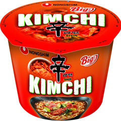 Instant-Nudeln Nong Shim Kimchi Ramyun, große Schüssel – koreanische Ramen-Suppe – schnelle Zubereitung – 1 Packung 112 g
