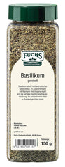 - Basilikum gegürtelt | Mediterranes Gewürzkraut für Großverbraucher | Mit praktischem Streuaufsatz | 150 g im großen Streuer