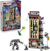 LEGO | Marvel Spider-Man vs. Mysterio: Daily Bugle - Superhelden Spielzeug mit Mech Actionfigur und 7 Minifiguren - Kinder Geschenk für Jungen ab 10 Jahren, Mädchen und Fans - 76342
