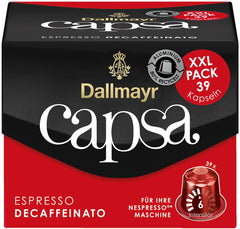 Capsa Espresso entkoffeiniert 39 Kapseln (Packung mit 2)