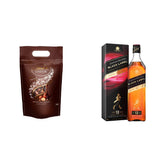 LINDOR Schokokugeln mit Haselnüssen, 1 kg Beutel + Johnnie Walker Sherryfass 0,7 Liter