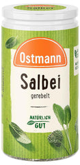 Ostmann Gewürze - Sage gerebelt | Würziges Kräuteraroma für Fleisch- und Gemüsegerichte | 10 g in der Dosis