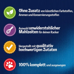 Felix Sensations Sauces Hrană umedă pentru pisici, mix variat de pește, pachet de 6 (6 x 12 pliculețe a câte 85 g fiecare)