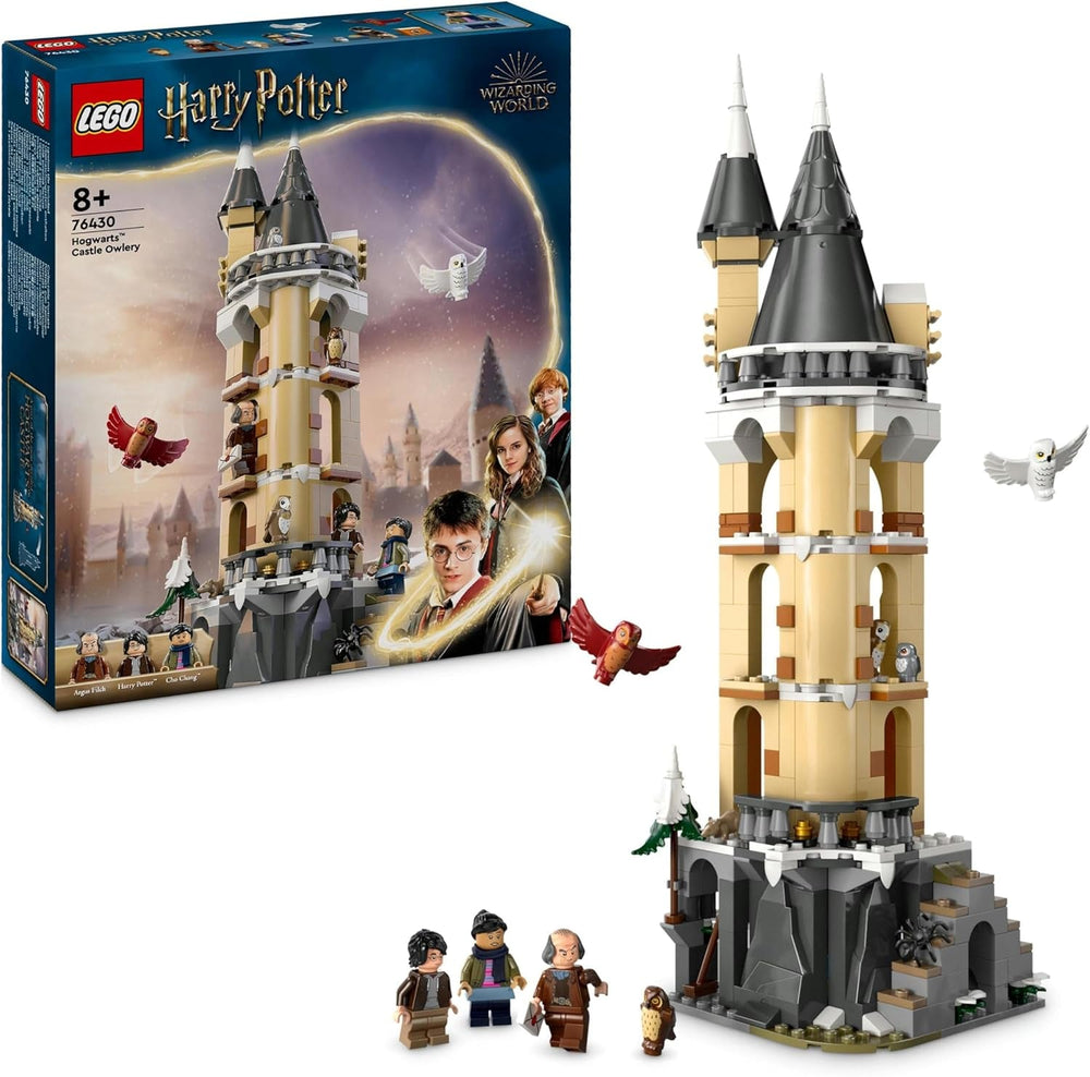 LEGO Harry Potter Eulerei im Schloss Hogwarts Abenteuerset mit Spielzeugtieren und 3 Minifiguren, Filmspielzeug für Kinder, Geschenk für Mädchen, Jungen und alle Fans ab 8 Jahren 76430 Bausets Besuchen Sie den LEGO-Store Single
