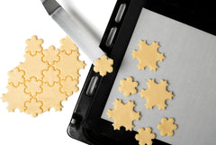 Formă de biscuiți Lékué, albastră, 24,3 cm, colorată