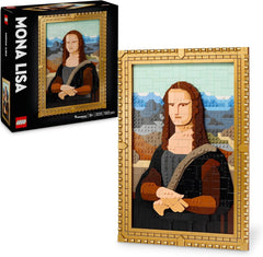 LEGO Art Mona Lisa, Erwachsenenset, Leonardo Da Vinci-Gemälde zum Aufhängen, kreative Aktivität für Männer und Frauen, Geschenk für Kunstliebhaber, italienische Renaissance-Kunst 31213 Bausets Besuche den LEGO-Store Standardtitel