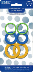 Führungsringe für kleine Ausrollstäbe, Kunststoff, Mehrfarbig, 14 x 9 x 2,05 cm, 8-Einheiten