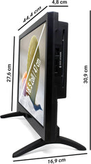 XORO HTC 1949 V2 (televizor LED de 18,5", DVD, tuner triplu (DVB-S2/T2/C), player media, CI+, DC12V)