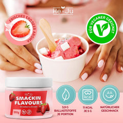 He-Ju, Pudră cu aromă de căpsuni, 250 grame Arome Naty Shop