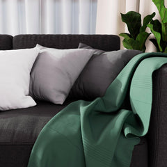 Soleil D'Ocre Adele Plaid, Sesselüberwurf, Polycoton, Grau, 140 x 200 cm. Betten und Decken. Besuchen Sie den Soleil d'ocre-Store Greetings 140 x 200 cm