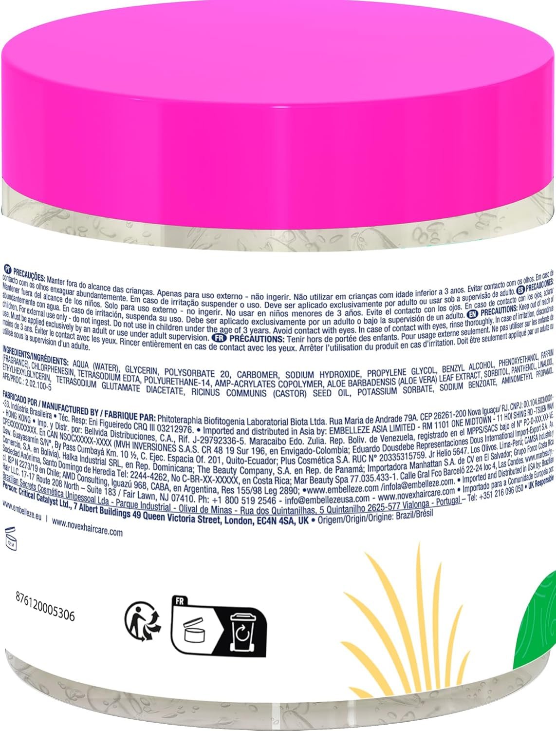 Elastic de păr NOVEX My Little Curls Copii - Baie si Skincare Naty Shop