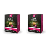 Café Royal Lungo Forte 36 Kapseln für Nespresso Kaffee Maschine - 8/10 Intensität - UTZ-zertifiziert Kaffeekapseln aus Aluminium (Packung mit 2)