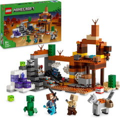 LEGO Minecraft Badlands Mine Videospiel-Bergbauspielzeugset für Jungen und Mädchen ab 8 Jahren. Lustige Bausteine, Abenteuerset, Geburtstagsgeschenk, 21263. Bausets. Besuchen Sie den LEGO-Store. Standardtitel