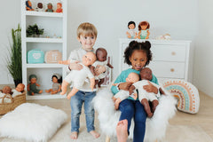 Miniland Dolls: europäische Babypuppe, 32 cm, mit weichem Stoffkörper, in Geschenkbox